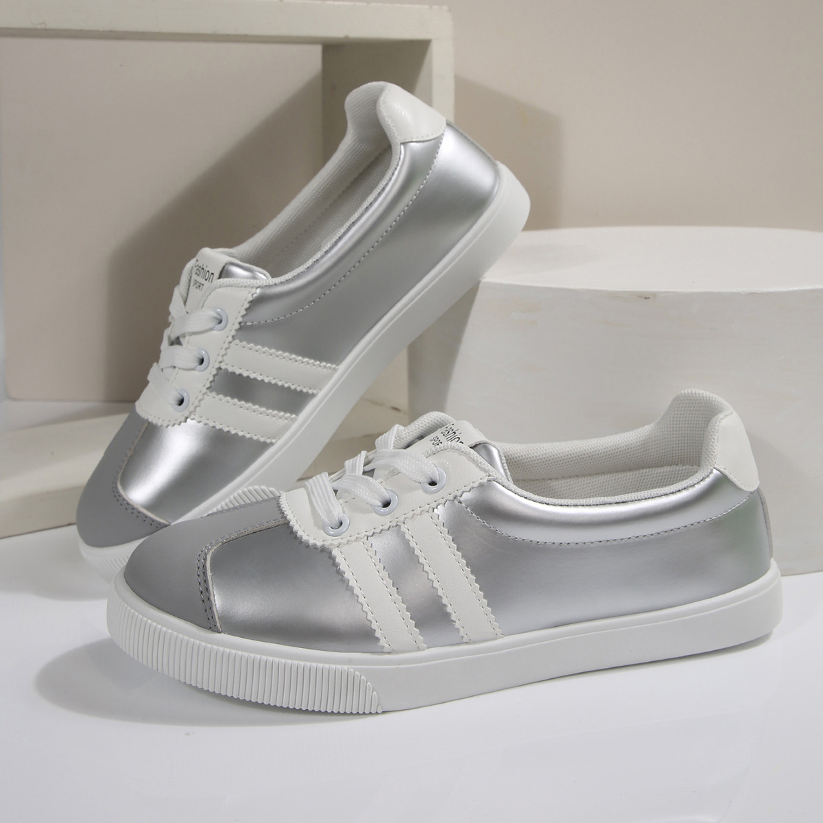 Casual Sneaker Low - Tênis Femininos Estilo Coreano para Primavera