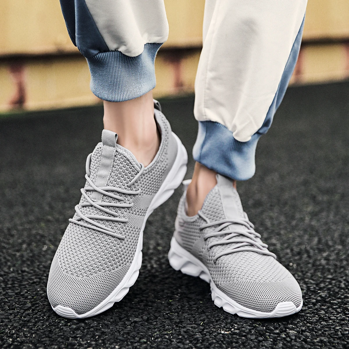 Men Shoes Running Sale - Tênis masculino respirável casual antiderrapante e