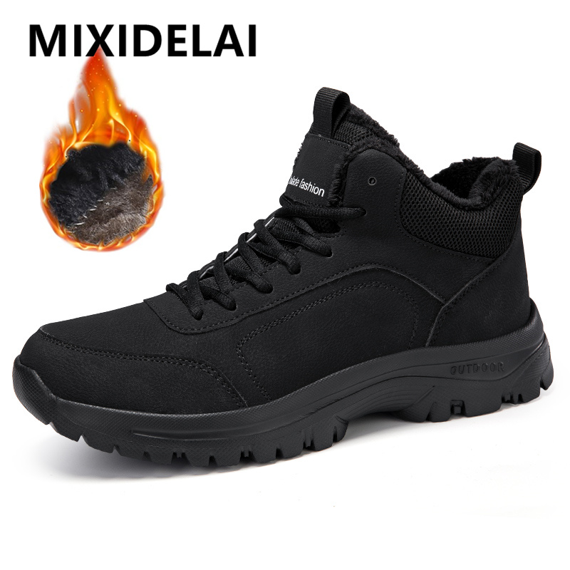Men Shoes Marks - Botas masculinas de inverno botas de