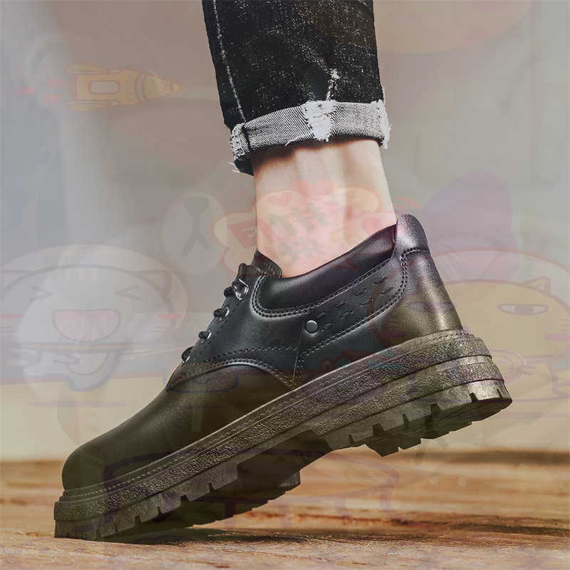 Men Shoes Types Name - Escuro natural couro moda formadores tênis