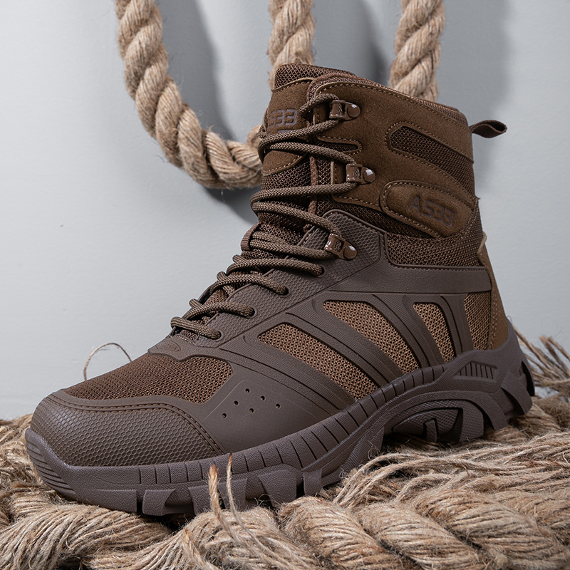 Hiking Boot Waterproof - Homens botas táticas rendas até deserto