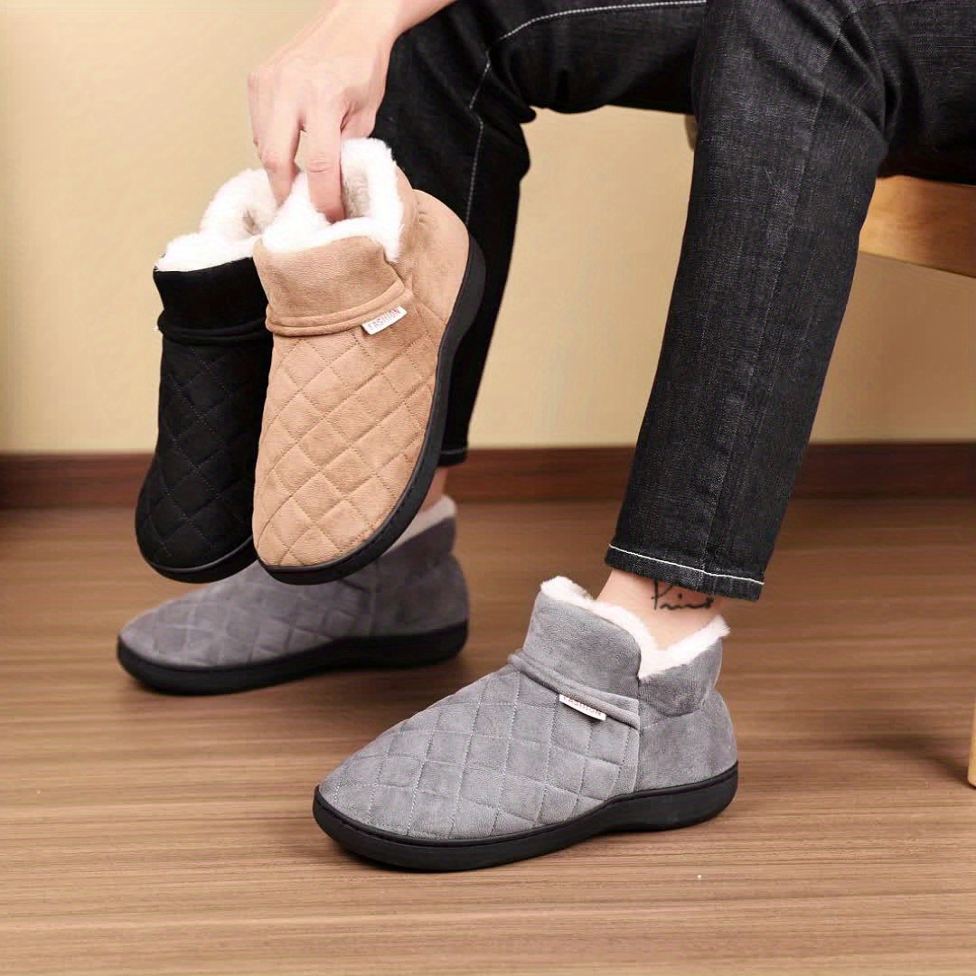 Men Shoes Online - Chinelos de Inverno Unissex de Algodão