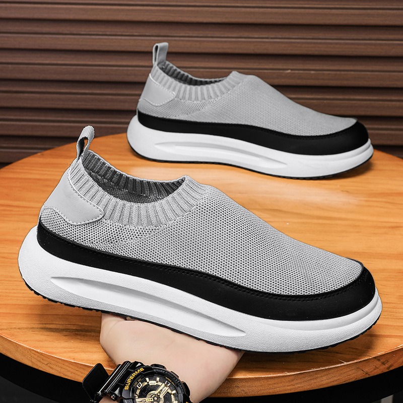 Men'S Shoes Loafers Casual - 2025 novos sapatos masculinos malha respirável