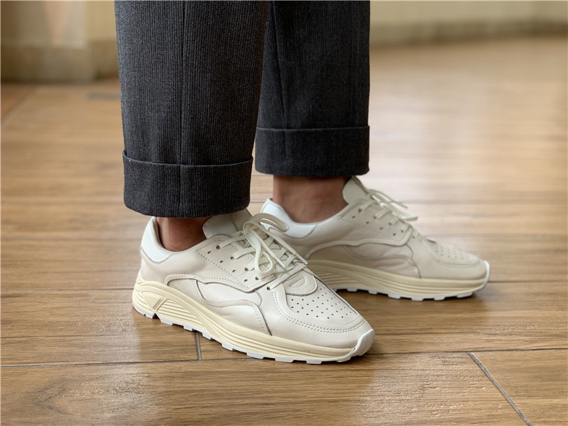 Men'S Shoes Top Brands - Sapatos casuais masculinos de couro genuíno,