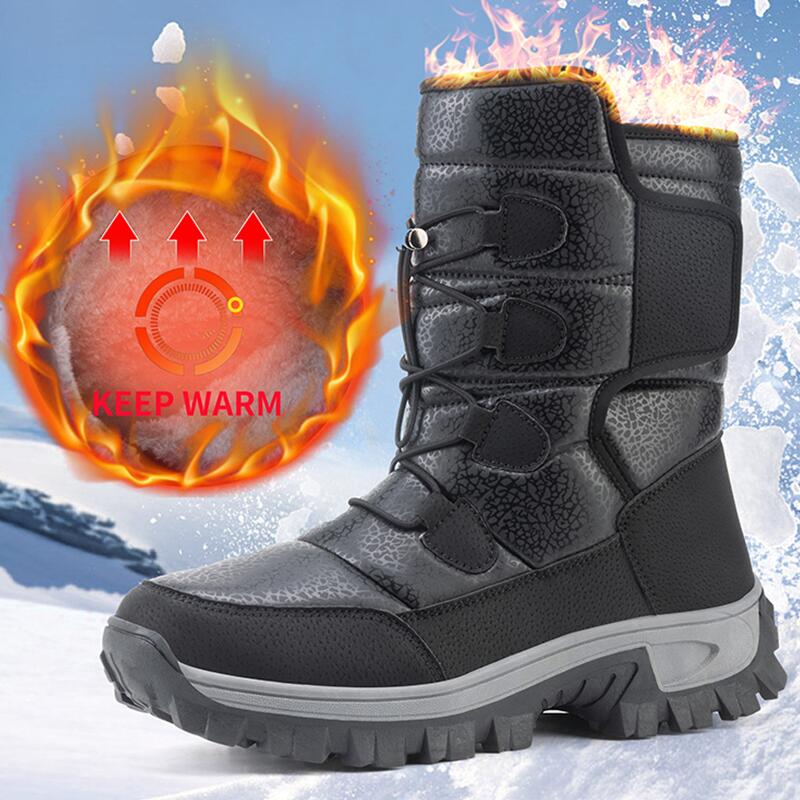 Hiking Boot Waterproof - Novas Botas de Neve Masculinas Quentes