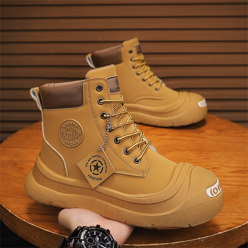 Men Shoes Marks - Calções botas de tornozelo moda e
