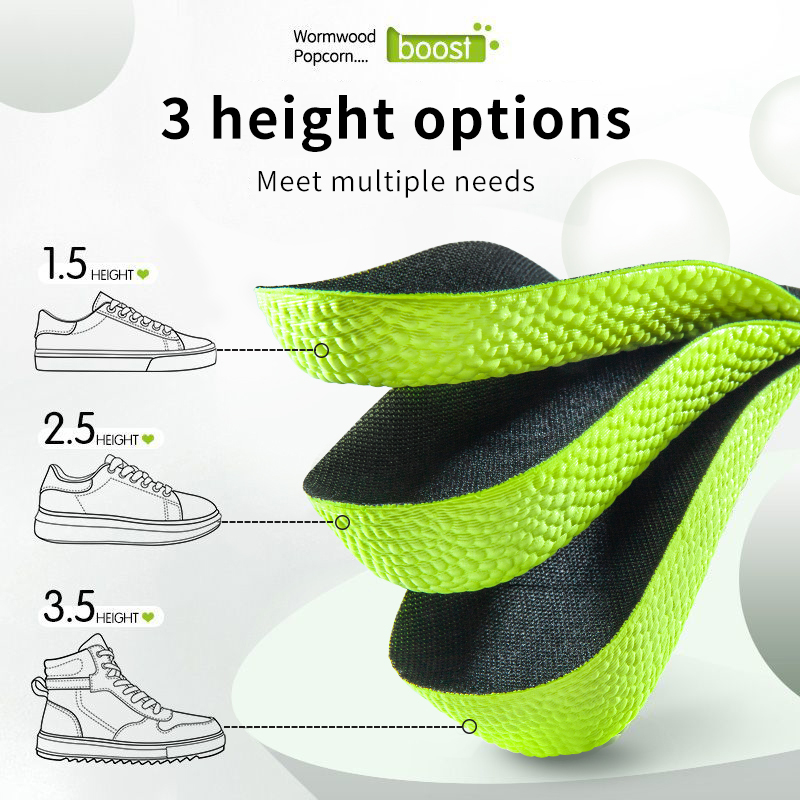 Men'S Shoes With Memory Foam - Palmilhas de aumento de altura de