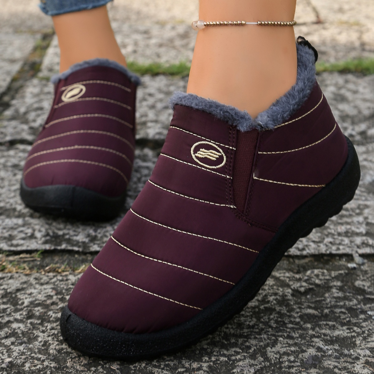 Men Shoes Online - Botas de neve masculinas com forro