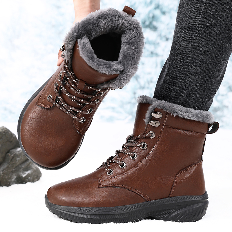Botas de neve de inverno mascu - Hiking Boot Waterproof avaliação e preço