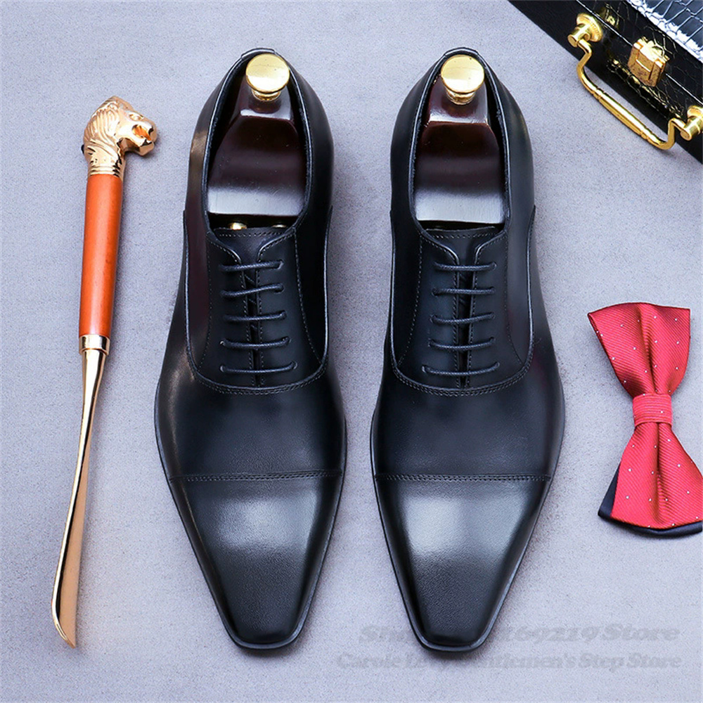 Homens oxford sapatos de couro - Men Shoes Oxford avaliação e preço