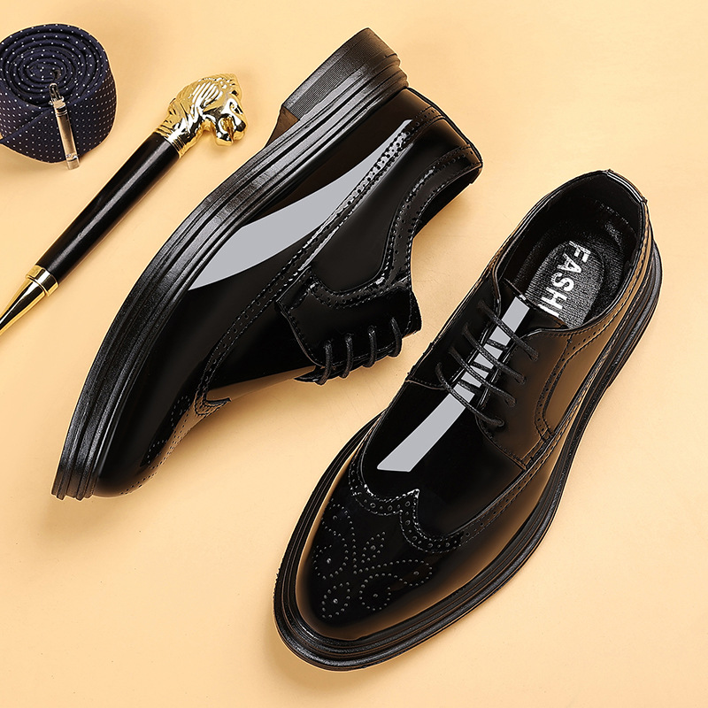 Sapatos masculinos de couro en - Men Shoes Oxford avaliação e preço