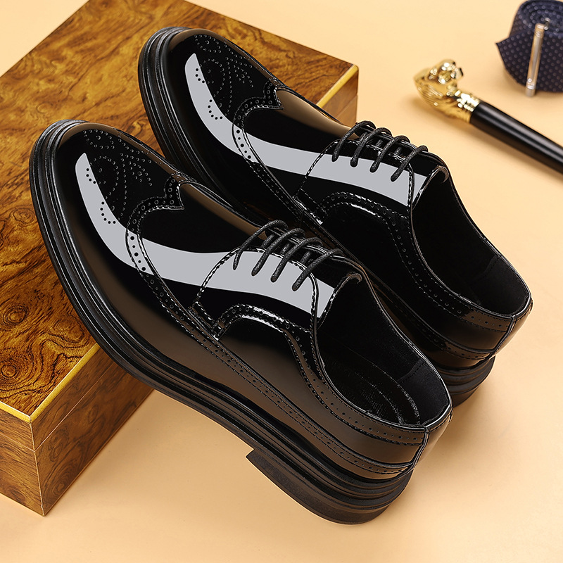 Sapatos masculinos de couro en - Men Shoes Oxford avaliação e preço