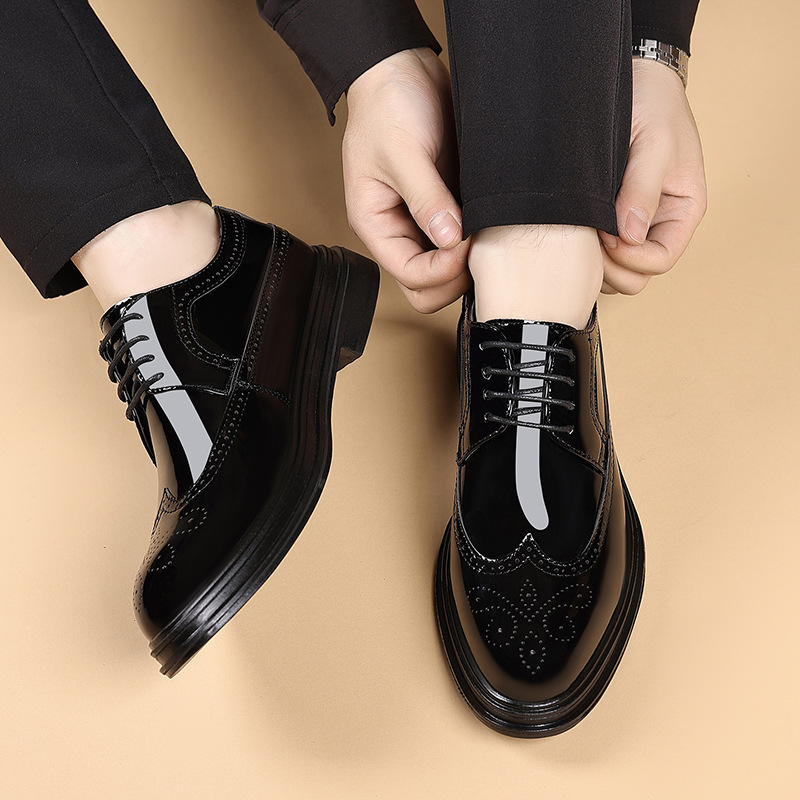 Sapatos masculinos de couro en - Men Shoes Oxford avaliação e preço