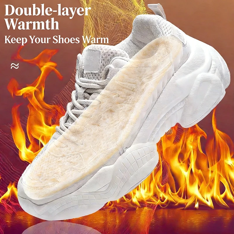 Um Par de Palmilhas Térmicas A - Men'S Shoes With Memory Foam avaliação e preço