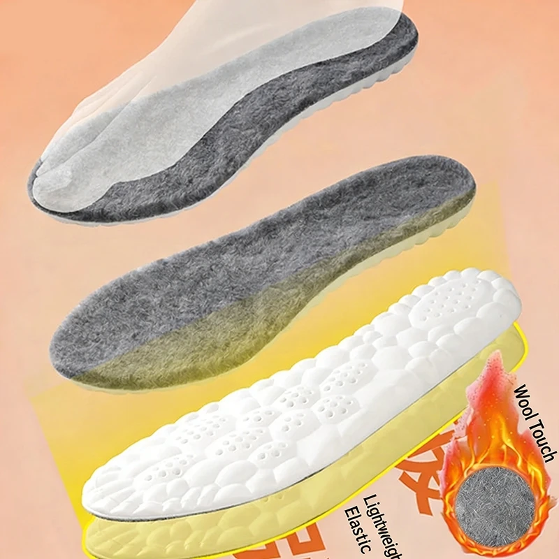 Um Par de Palmilhas Térmicas A - Men'S Shoes With Memory Foam avaliação e preço