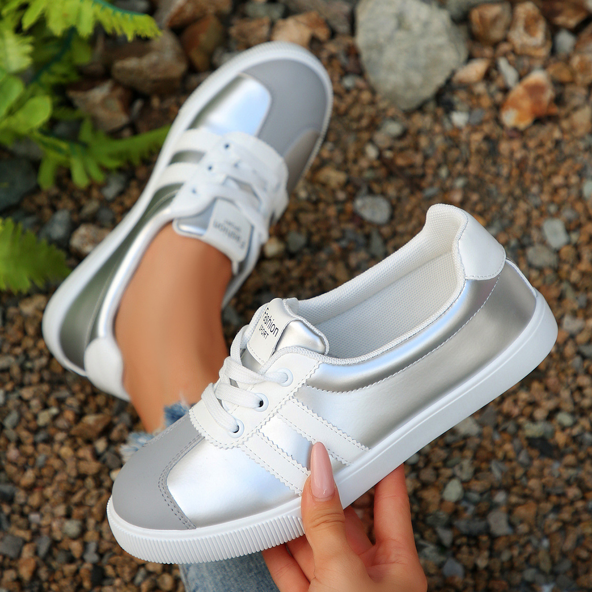 Tênis Femininos Estilo Coreano - Casual Sneaker Low avaliação e preço