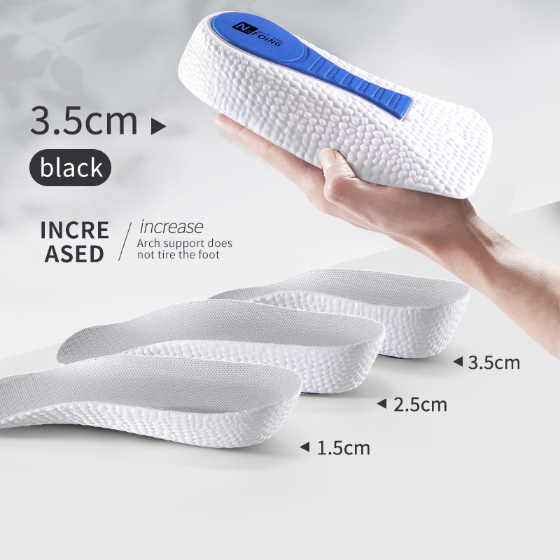 Palmilhas de aumento de altura - Men'S Shoes With Memory Foam avaliação e preço