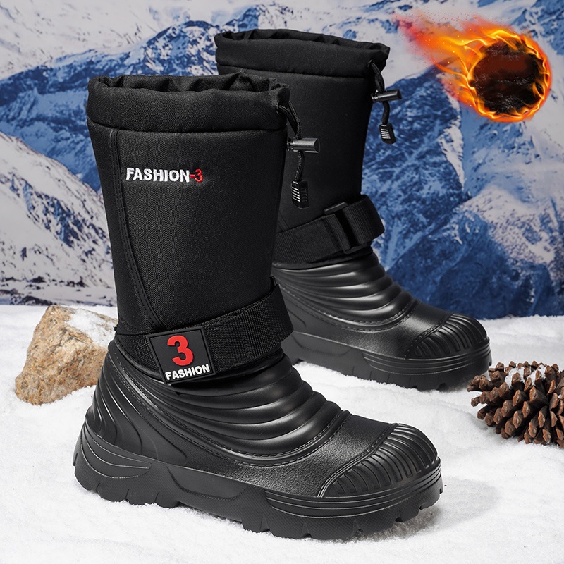 Novas botas de neve masculinas - Hiking Boot Waterproof avaliação e preço