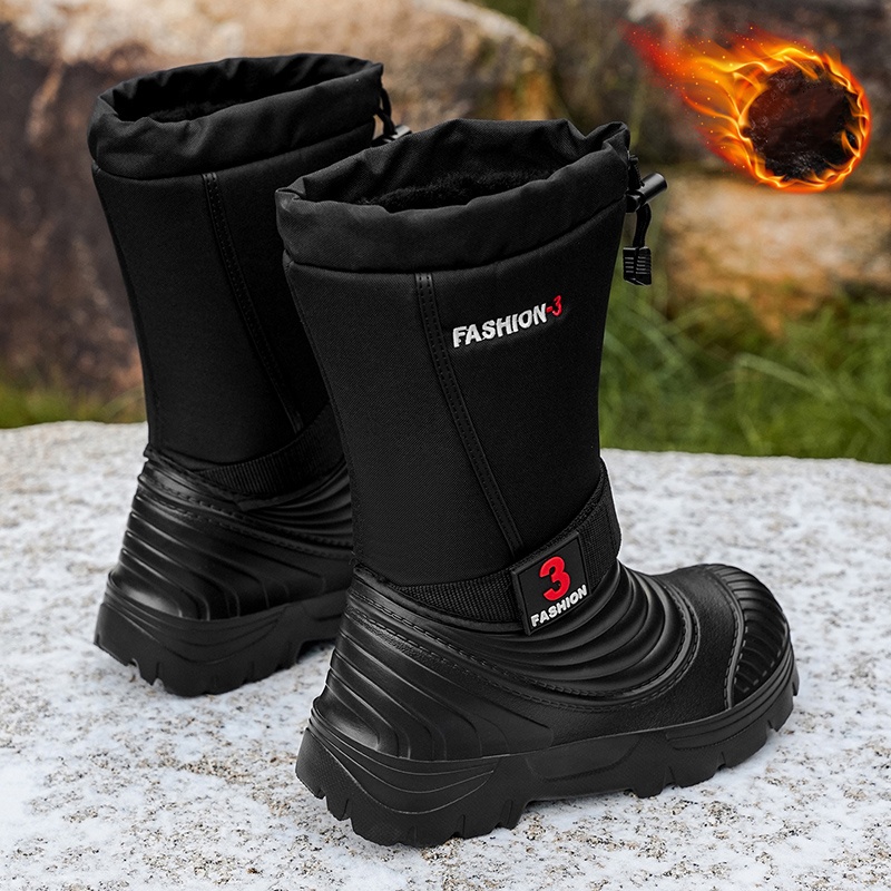Novas botas de neve masculinas - Hiking Boot Waterproof avaliação e preço