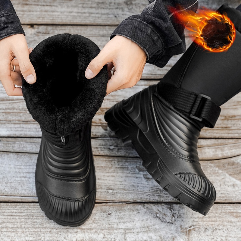 Novas botas de neve masculinas - Hiking Boot Waterproof avaliação e preço