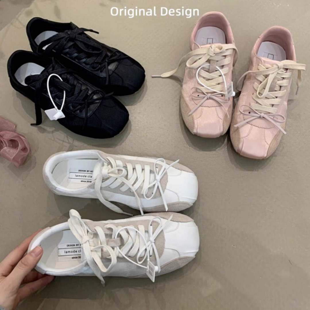 Tênis Feminino Branco com Laço - Casual Sneaker Low avaliação e preço
