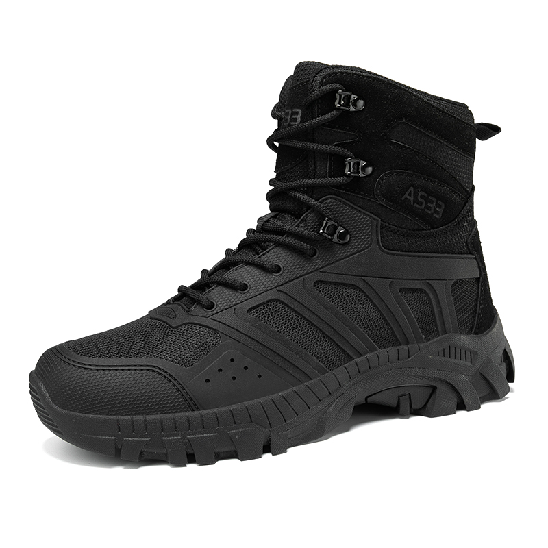 Homens botas táticas rendas at - Hiking Boot Waterproof avaliação e preço