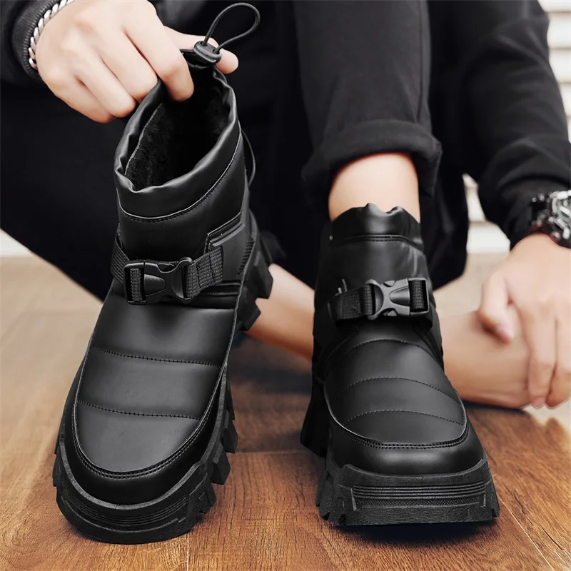 Botas de neve quentes e grossa - Men Shoes Online avaliação e preço