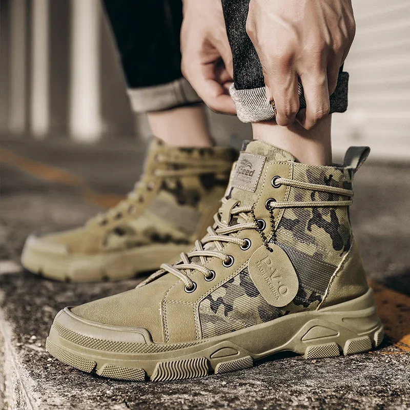 Botas de cano alto para homens - Men'S Shoes Popular avaliação e preço