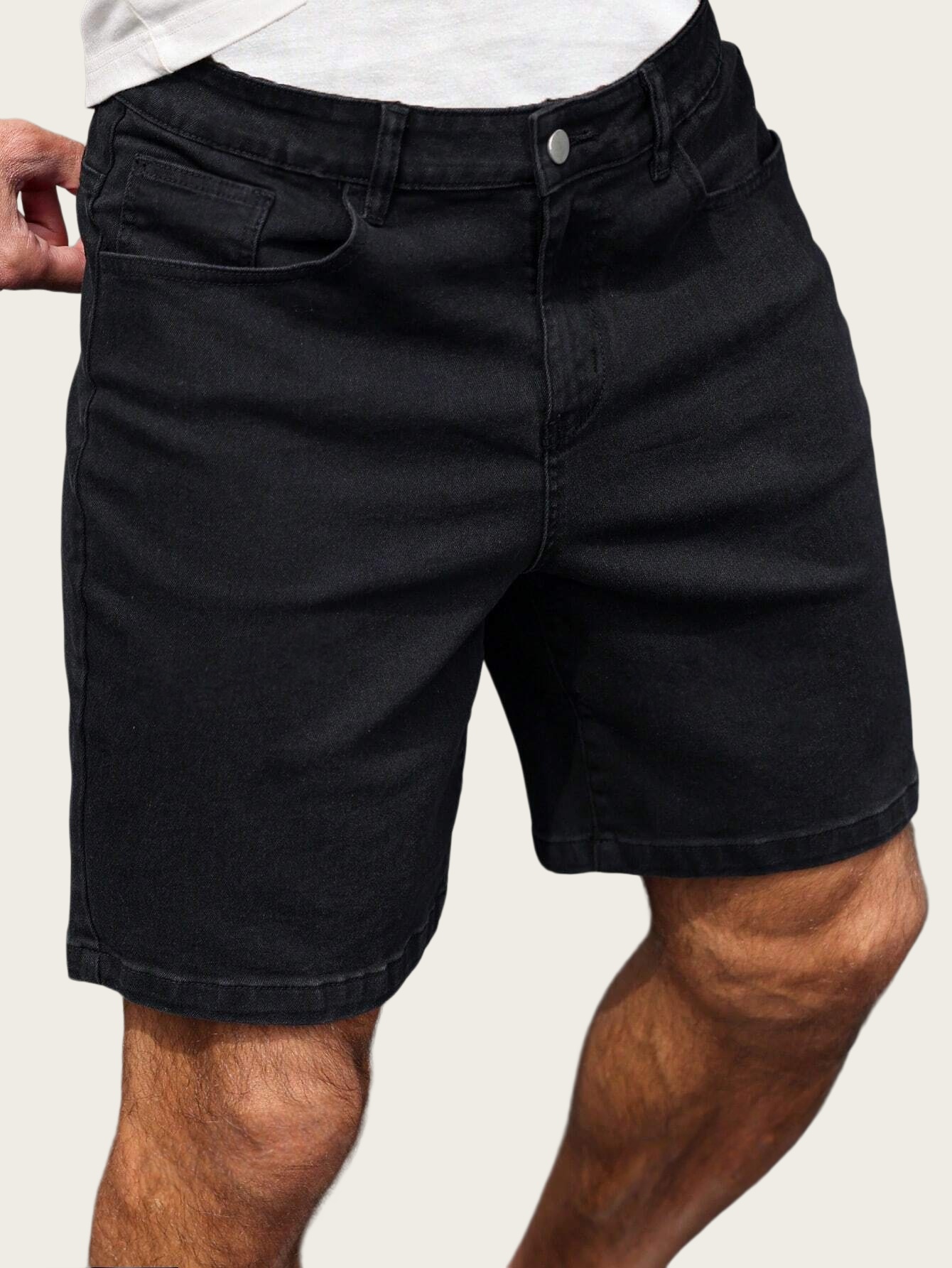 Bermudas Jeans Slim Pretas par - Levis Jeans 501 avaliação e preço