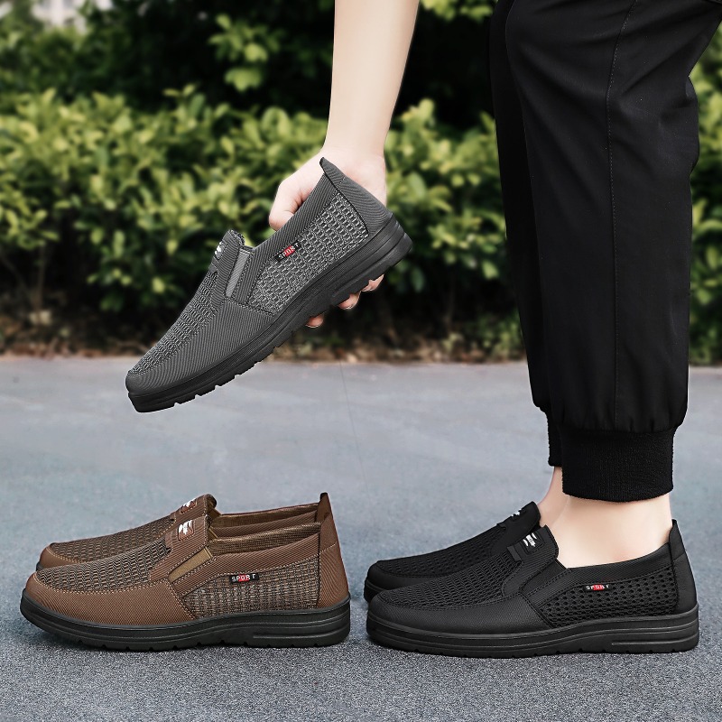 Sapatos masculinos de malha re - Men'S Shoes Loafers Casual avaliação e preço