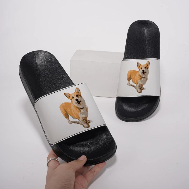 Chinelos femininos e masculino - Men Shoes Illustration avaliação e preço
