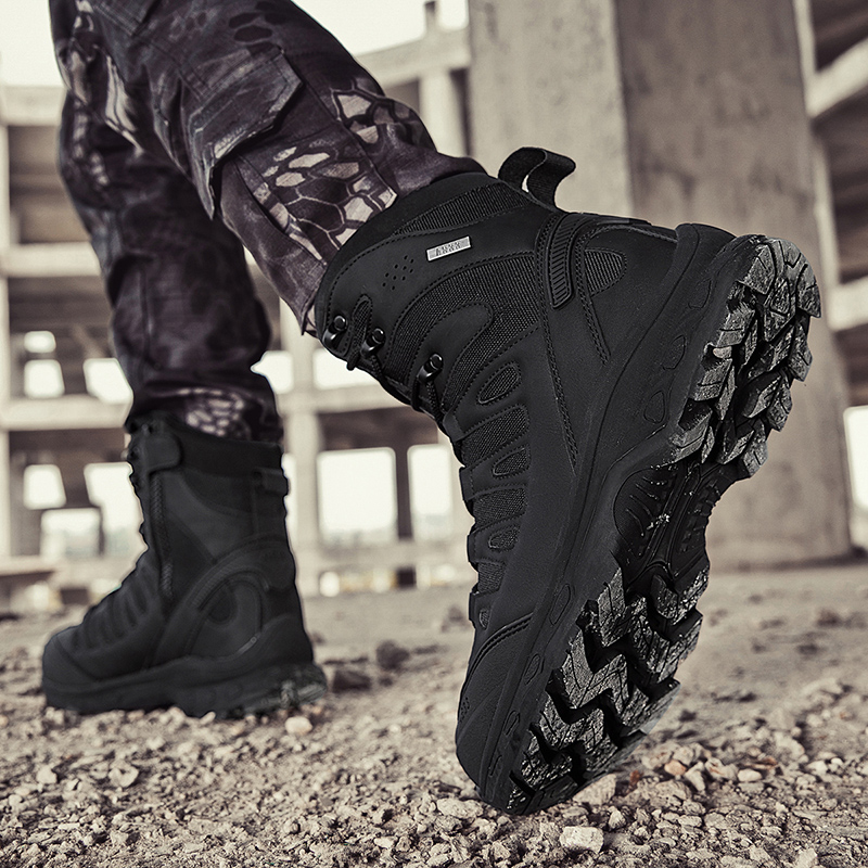 Novos homens botas táticas mar - Hiking Boot Waterproof avaliação e preço