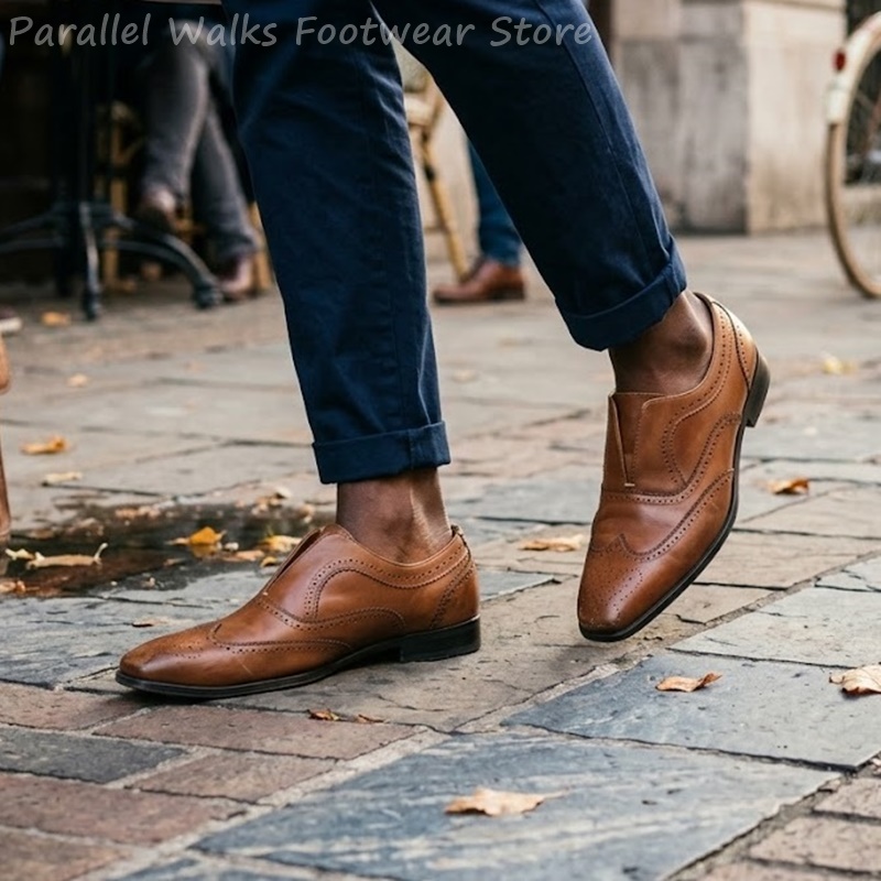Sapatos masculinos de couro ma - Men Shoes Oxford avaliação e preço
