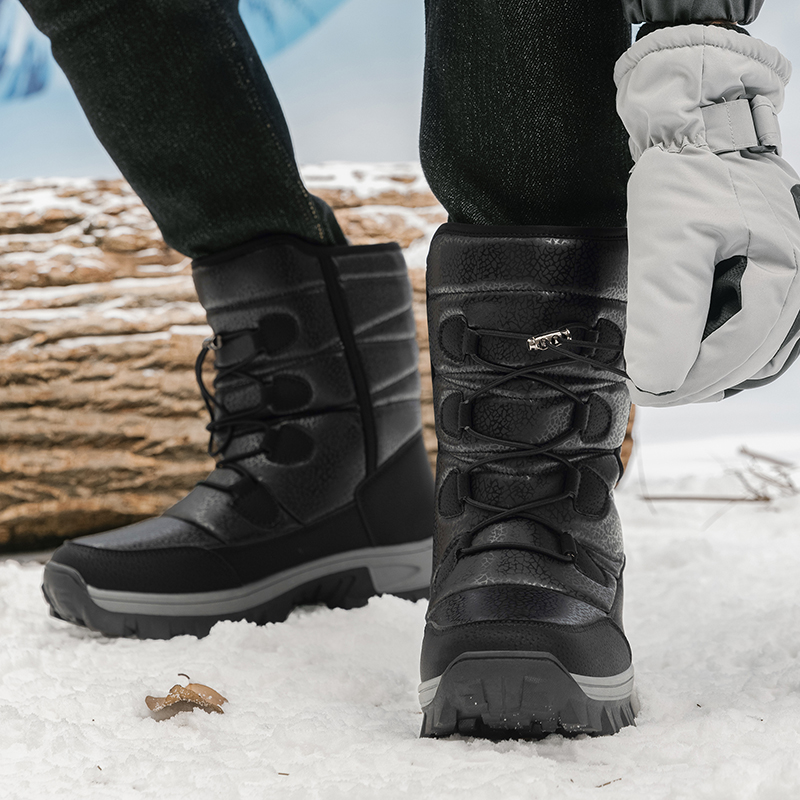 Novas Botas de Neve Masculinas - Hiking Boot Waterproof avaliação e preço