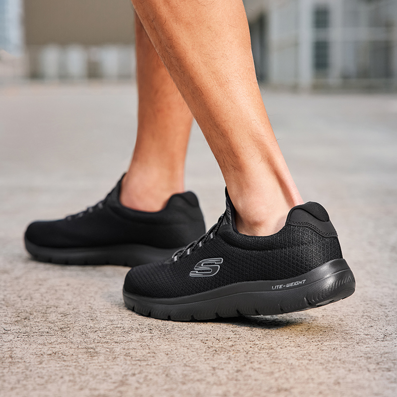 Skechers Men 52811‑BBK Summits - Men'S Shoes With Memory Foam avaliação e preço