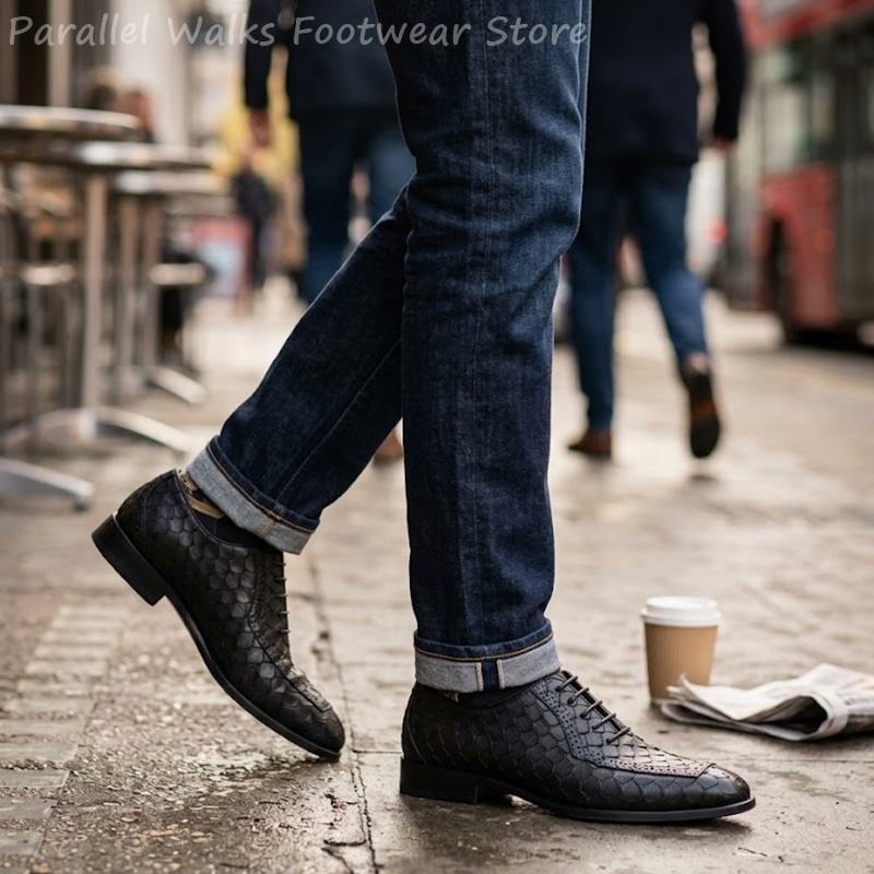 Sapatos Oxford Masculinos de C - Men Shoes Oxford avaliação e preço